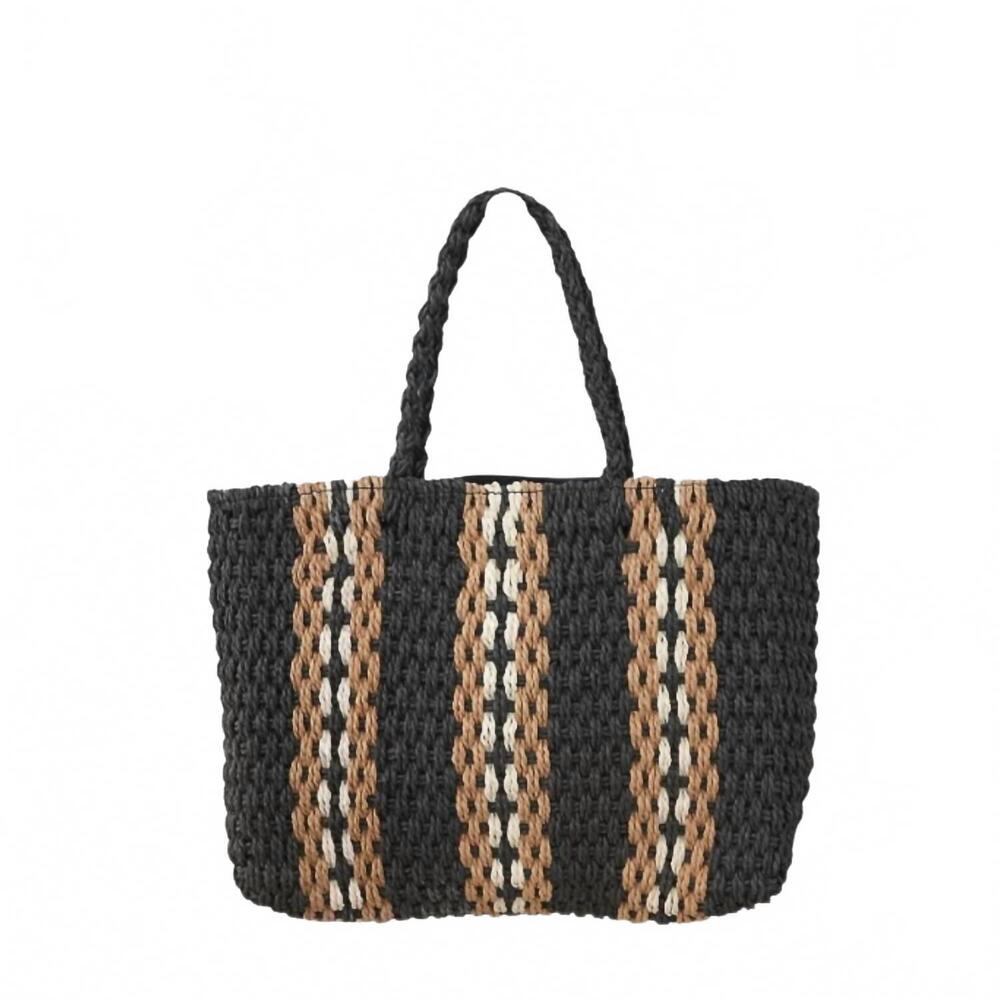 NEW ACCESSORY CONCIERGE women's caicos tote bag in black